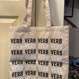 VERB® Canvas Tote Bag – Clean, Bold Design – Brand New